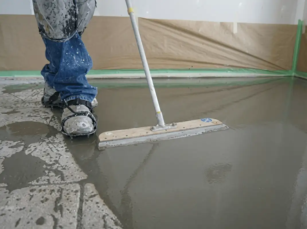 Uneven floor being professionally repaired in Tuscaloosa, AL